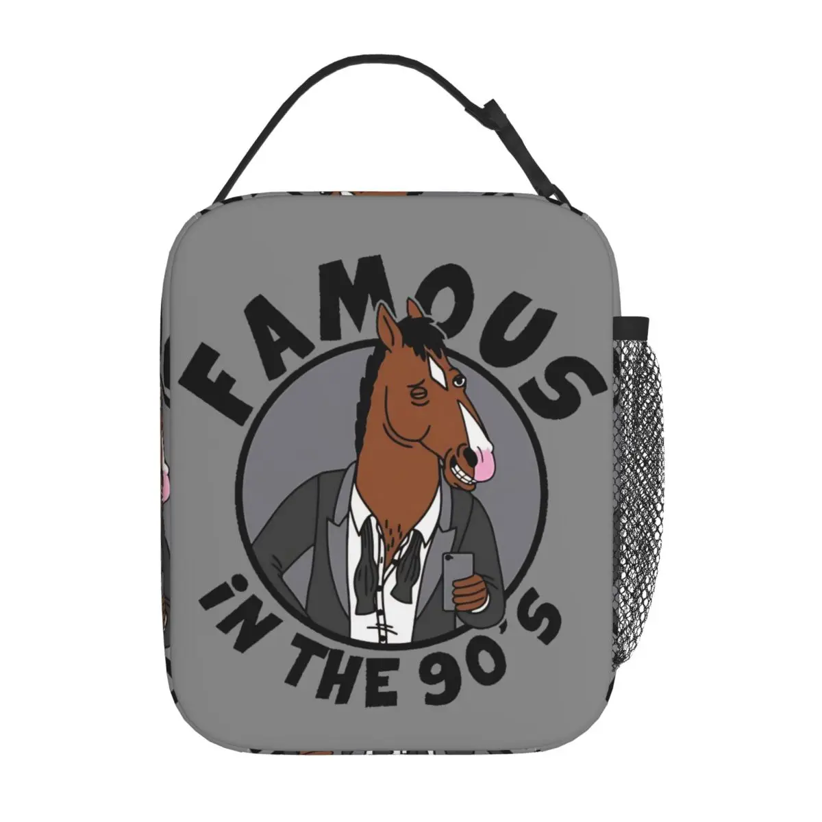 

90s Show Horse BoJacks Horsemans Insulated Lunch Bag Large Lunch Container Thermal Bag Tote Lunch Box School Picnic Bento Pouch