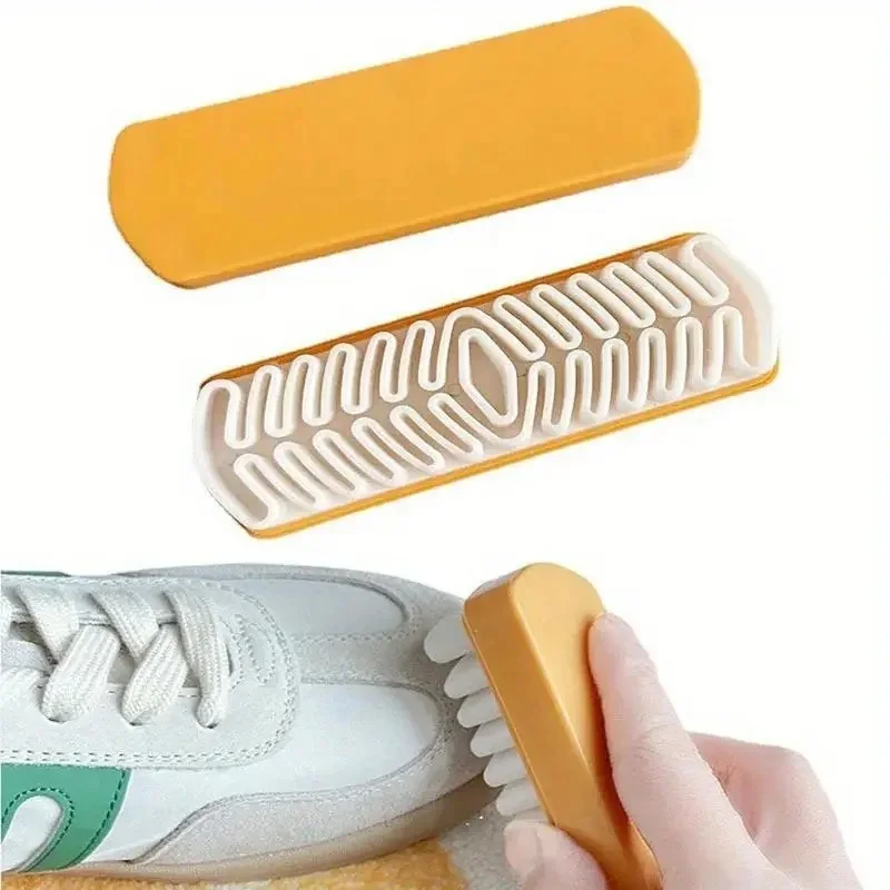 

Suede leather shoe brush Raw rubber brush suede rubber deerskin shoe brush suede snow boots Yellow boot cleaning brush