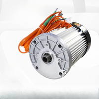 3000W Unitoot BLDC Differential Motor,1500-3000W Brushless DC Motor 60V/72V with 3/5 Bolt Flange & Axle, IP67 Waterproof