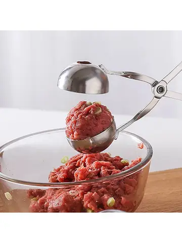 DIY Kitchen Helper Stainless Steel Rice Meat Dumplings Ware Fish Ball Shrimp Ball Rice And Vegetable Roll Diy Kitchen Gadget