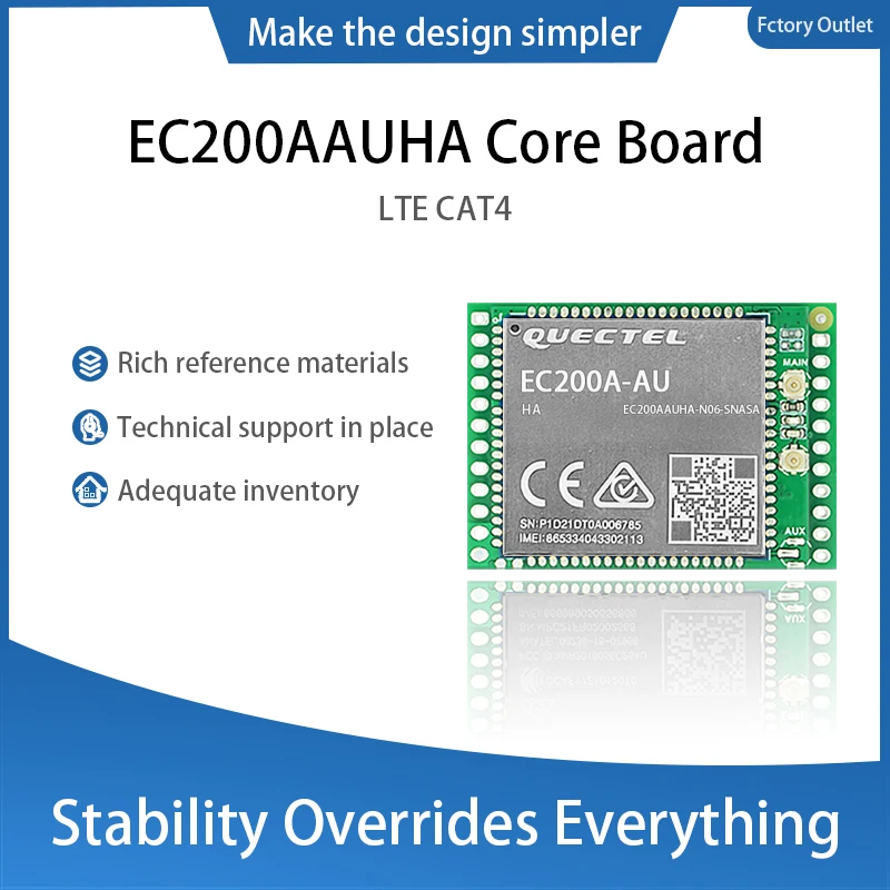 Moduł EC200A EC200AAU QUECTEL 4G Development płyta główna EC200AAUHA-N06-SNASA LTE CAT4 moduł