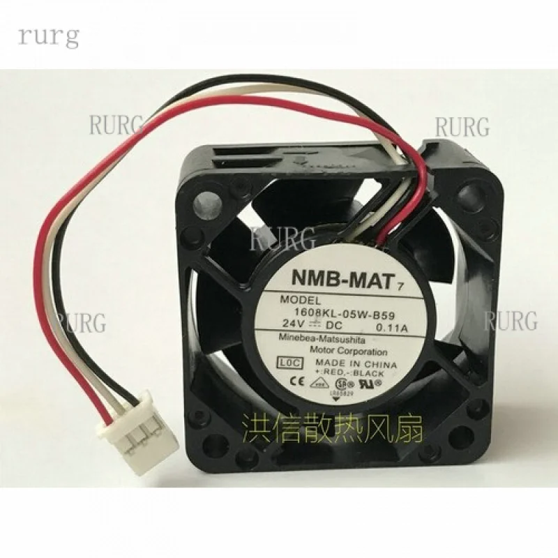 L  1 PCS for NMB fan 1608KL-05W-B59 DC24V 0.11A 4020 4CM 3 wire