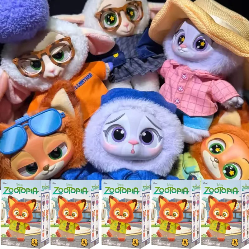 

В НАЛИЧИИ Zootopia Character Series слепая коробка милая плюшевая виниловая кукла Mystery Box мультяшная коллекционная модель игрушка в подарок для подруги