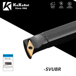 KaKarot Internal Turning Tool Holder S16Q-SVUCR11 S20R-SVUBR11 Carbide Inserts VBMT11 VBMT16 VCMT11 Lathe Cutting Tool