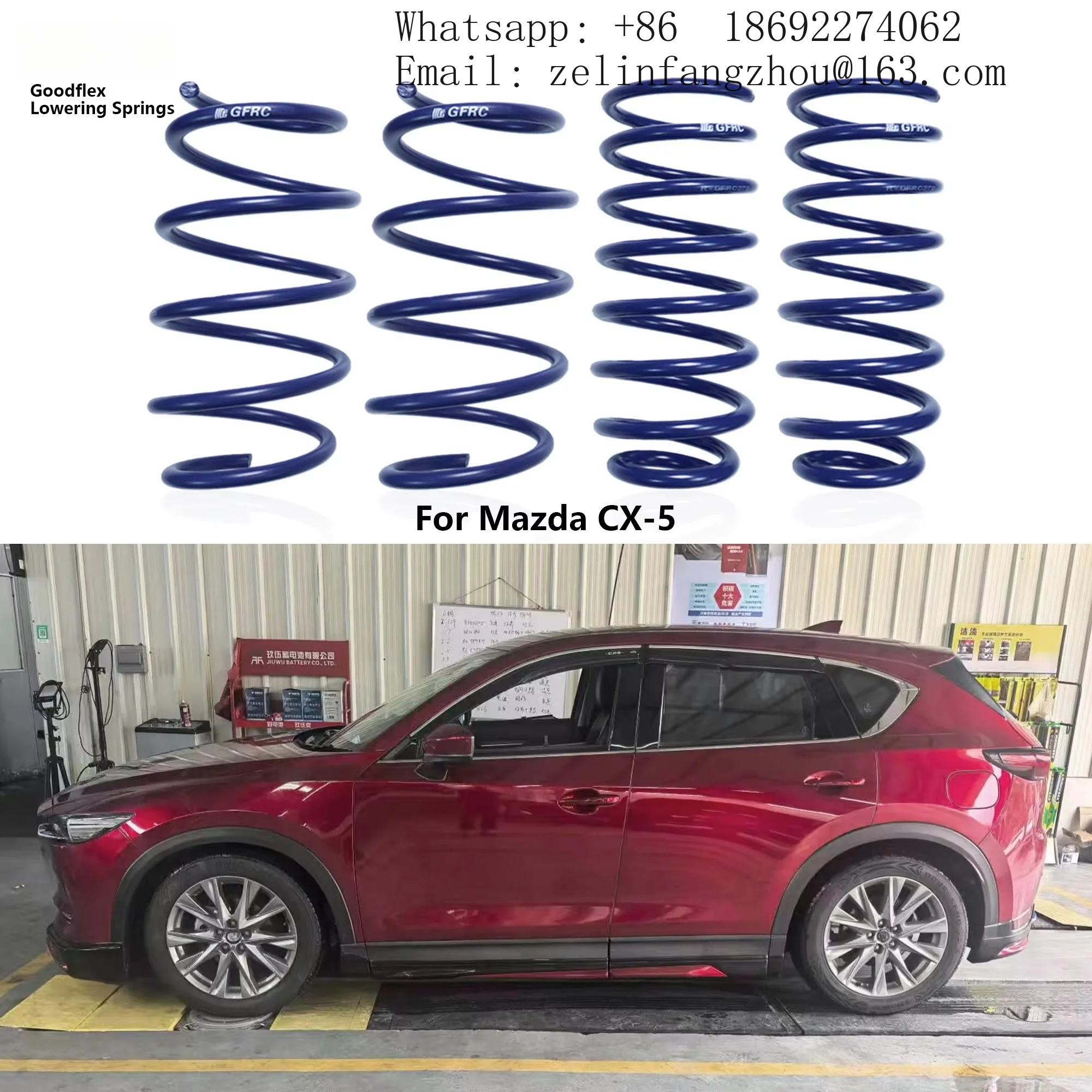 GFRC Lowering Springs Suspension Kit for Mazda CX-5 KF5P 2.5L 2018-2025 Front Rear Sport Coil Springs Performance Pro