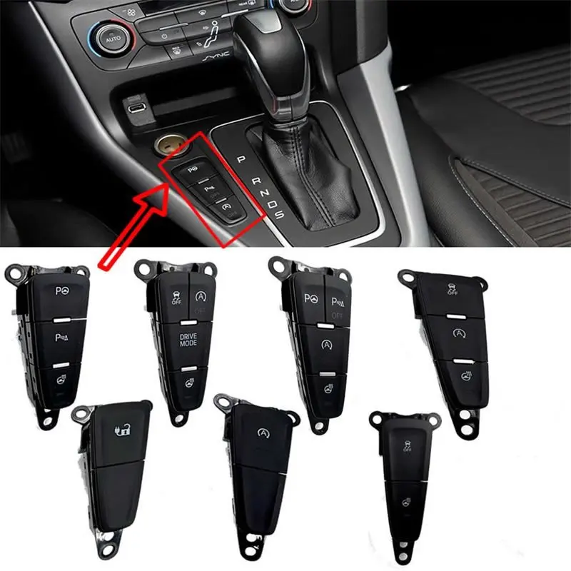 

Auto car parking switch, steering wheel heating switch, start and stop switch For Ford Focus 2015-2018
