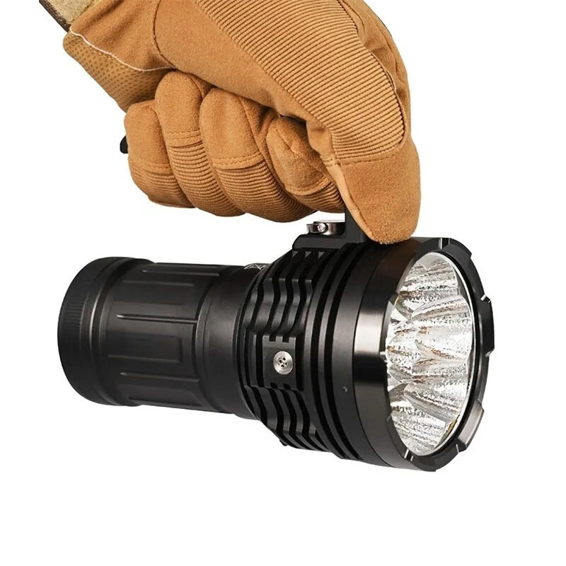2.0 flashlight strong light long-range 45,000 lumens outdoor search and rescue emergency searchlight