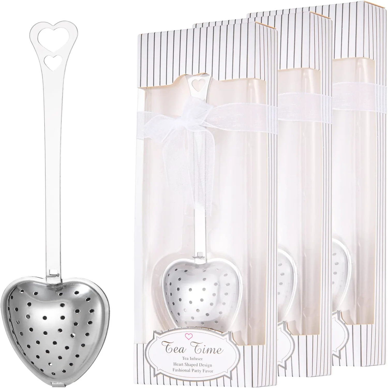 

30PCS Heart Shape Tea Infusers for Wedding Favors Bridal Shower Favors Bridal Shower Gifts Tea Party Souvenirs Decorations