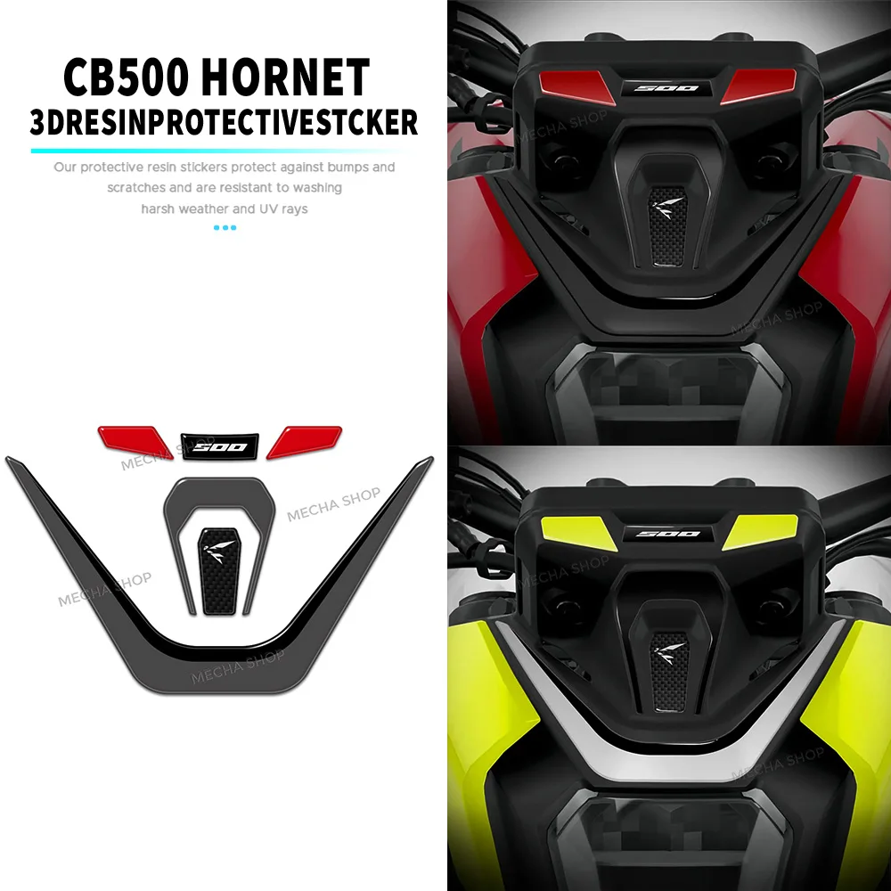 

Для CB500 Hornet 2024 2025 2026: Комплект защитных 3D-наклеек из смолы (аксессуары)
