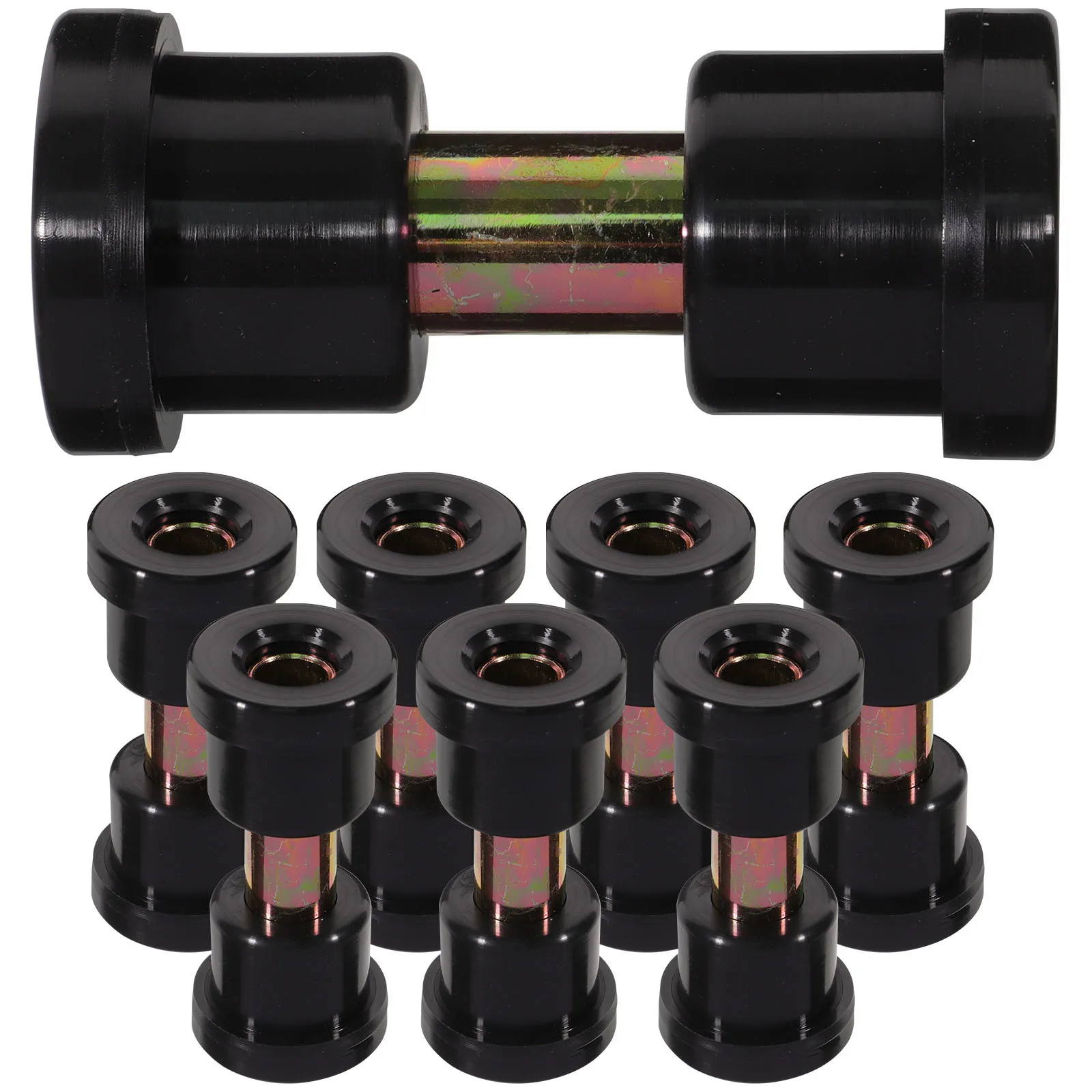 

8 шт. сменные втулки листовой рессоры для гольф-кара, надежная система подвески, расширенная часть