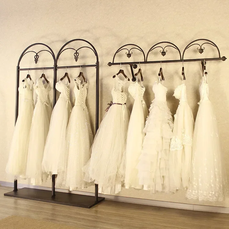 Wedding Dress Display Rack: Women's DressDress QipaoRack, Wedding DressRack, Floor-standing SkirtRack, Large LongDress Rack