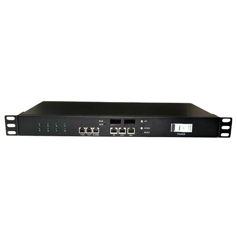 Hot SalesRack-mounted Intelligent PDU Cabinet Socket 8-port C13 HTTP SSH SNMP TELNET Protocol Multi-user LAN Management Power Su