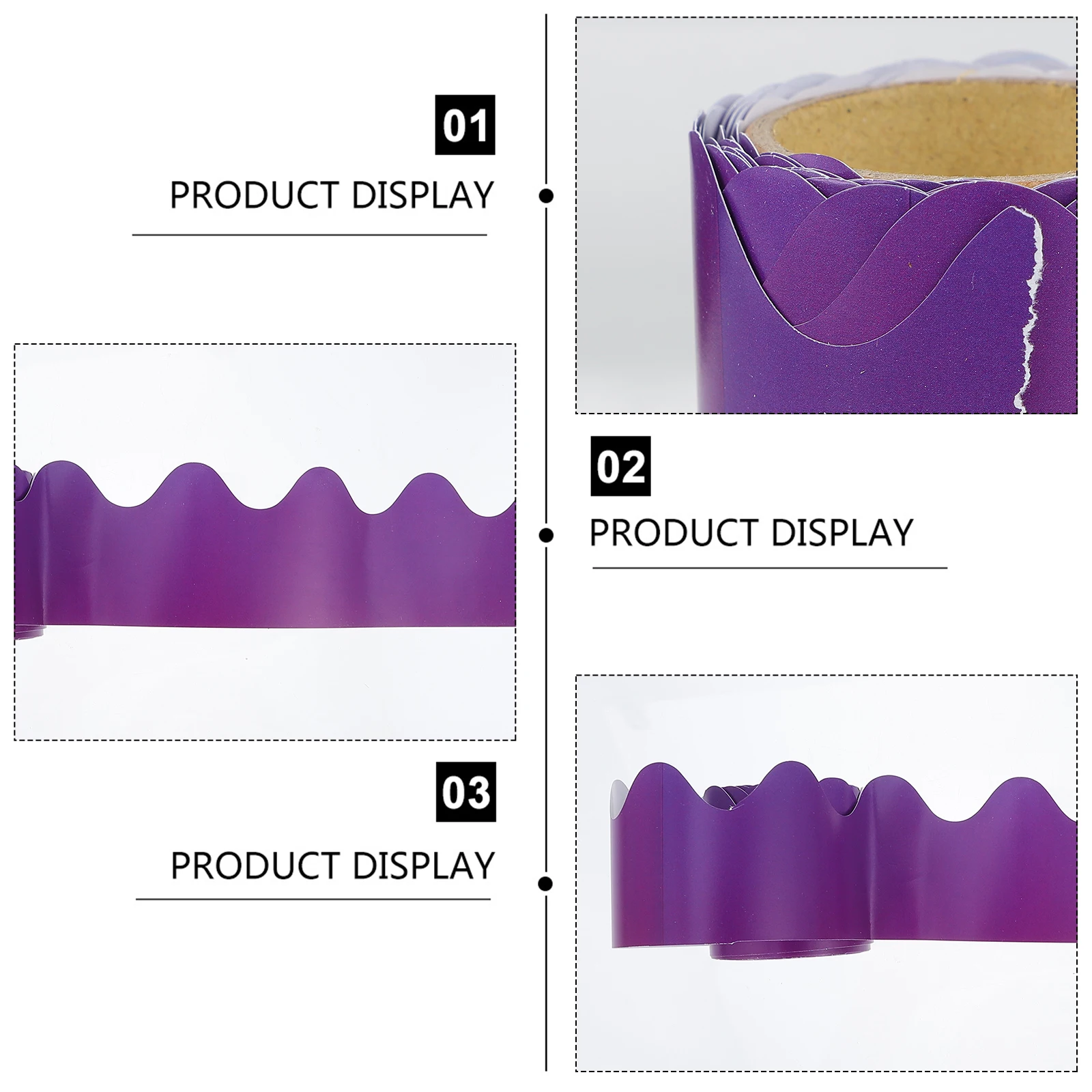 

5M Blackboard Border Decorative Paper Classroom Wall Bulletin Accessory Chalkboard Trim Teaching Tools