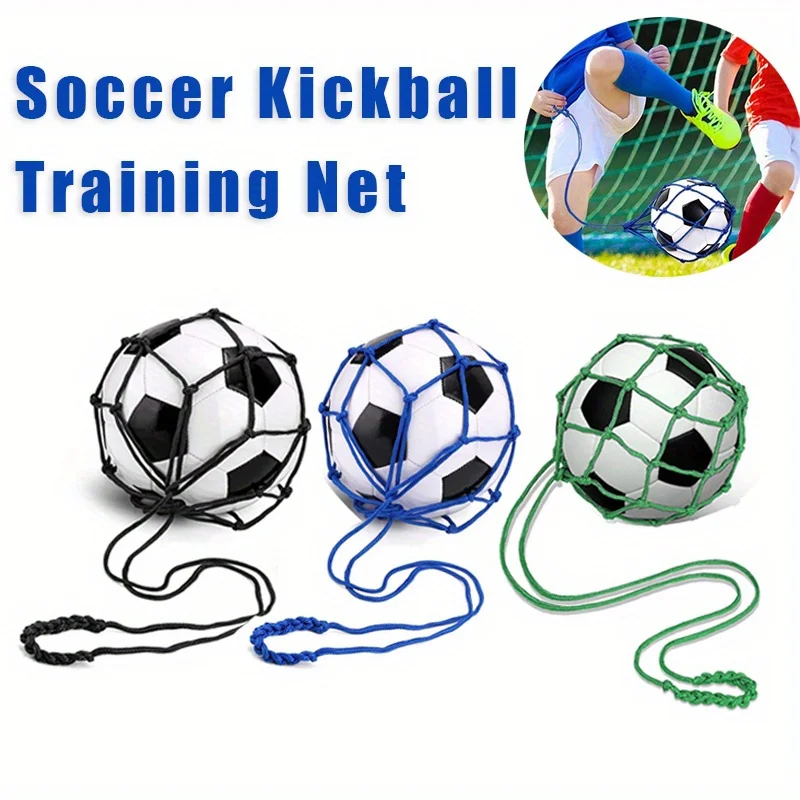 

Basketball net bag Soccer Kickball NetFootball Kick Trainer Mesh Bag Single Soccer Kick Practice Training ToolExcluding football
