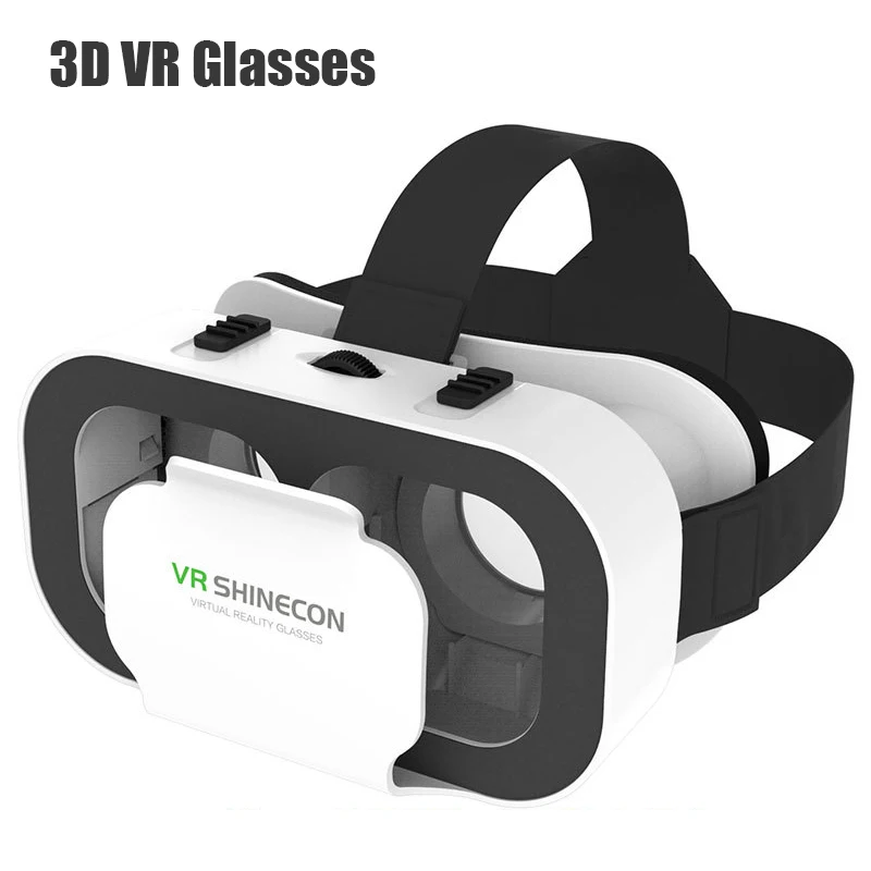 G05A 3D VR Glasses For SHINECON Headset Headmounted Virtual Reality Adjustable VR Glasses for 4.7-6.5inches Smart Phone Portable