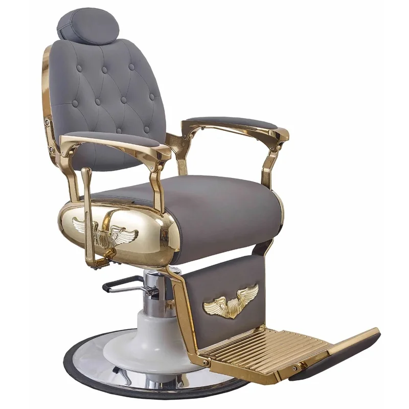 Yapin High Quality Salon Furniture Beauty Salon Equipment Hydraulic Reclining Man Barber Chair for Sale