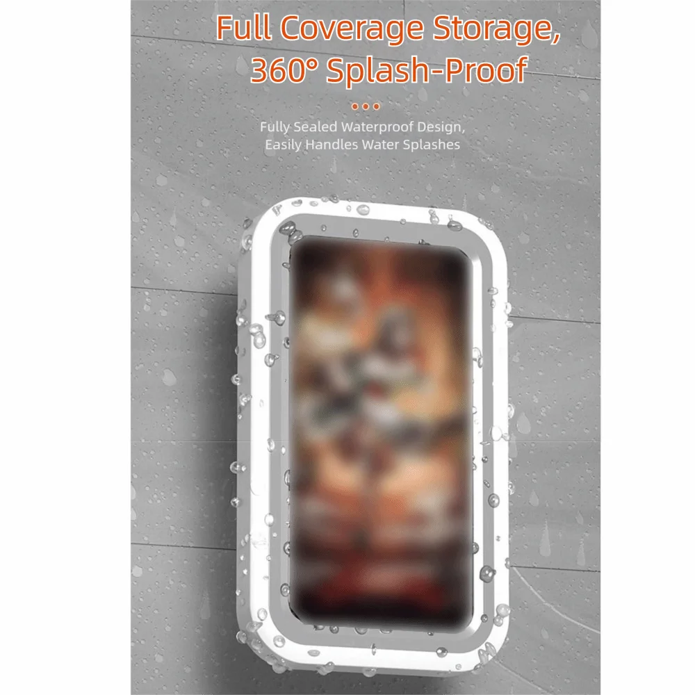 

Suction Cup Bathroom Phone Holder Rotatable Adjustable Wall Mounted Phone Case Easy Installation High Sensitivity