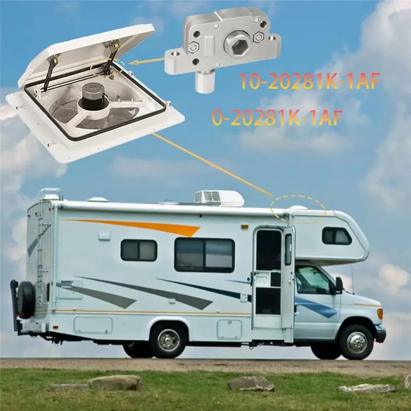 10A20281K1 Mechanism Compatible RV Roof Vent Fan Lift Gear Parts For Replacement 10-20281K-1AF 10A20281K-1AF 1020281K1A-X67A 3 10A20281K1 Mechanism Compatible RV Roof Vent Fan Lift Gear Parts For Replacement 10-20281K-1AF 10A20281K-1AF 1020281K1A-X67A - Image 3