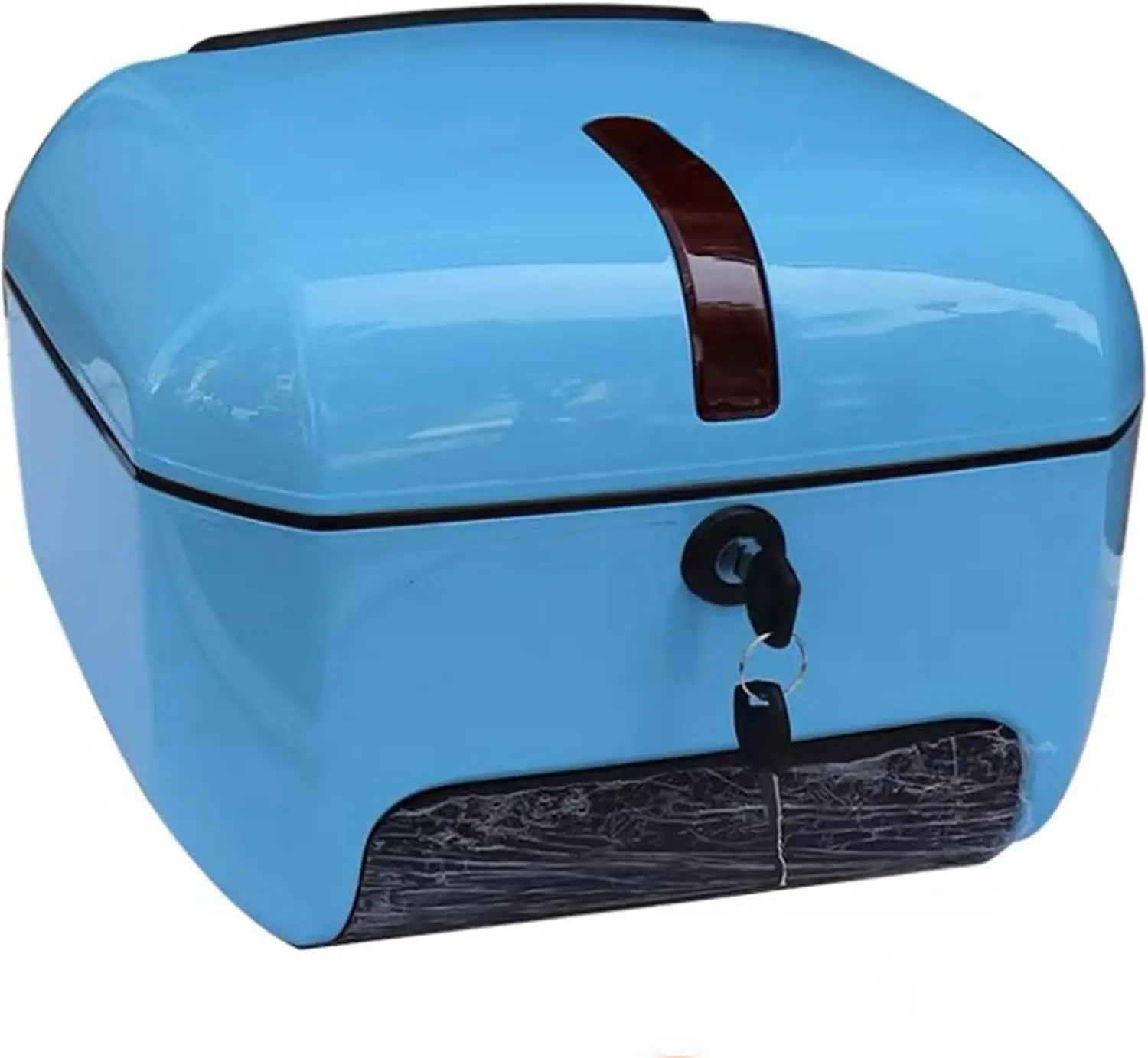 

Универсальный верхний ящик для мотоцикла, верхний чехол для мотоцикла, хвостовой багажник, чемодан, жесткий чехол 28 л, водонепроницаемый пластиковый чехол для хранения скутера w