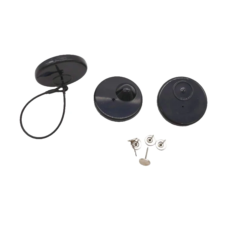 150 Pieces 8.2MHz RF Hard Tag EAS Security Alarm Tag Anti Theft For Retail Shop Circle 50*50mm