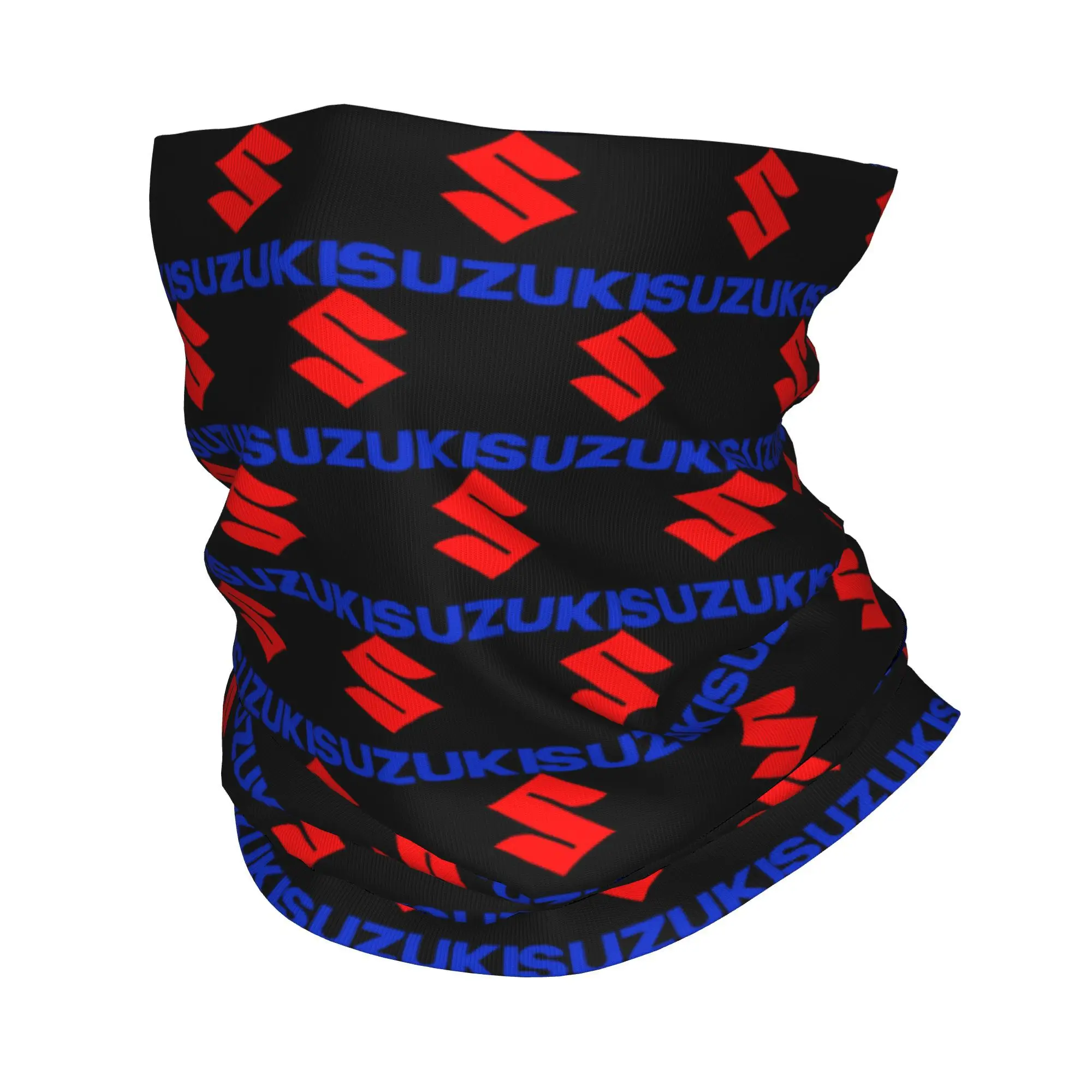 Custom Motorcycle-Suzukies Motocross Enduro Cross Winter Headband Neck Warmer Hiking Camping Tube Scarf  Face Bandana Gaiter