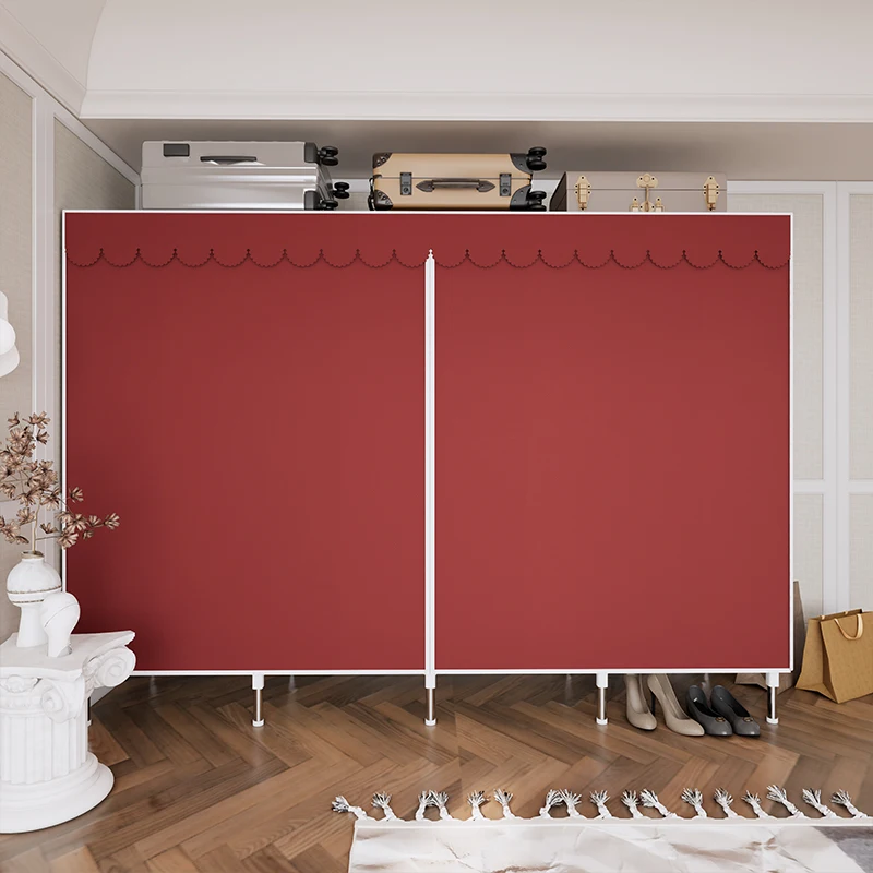 Heavy Duty  Wardrobe Portable Closet Organizer Metal framework Hanging Stronger Load-Bearing 78.7" Lx 17.7" Wx 66.9 H ﻿