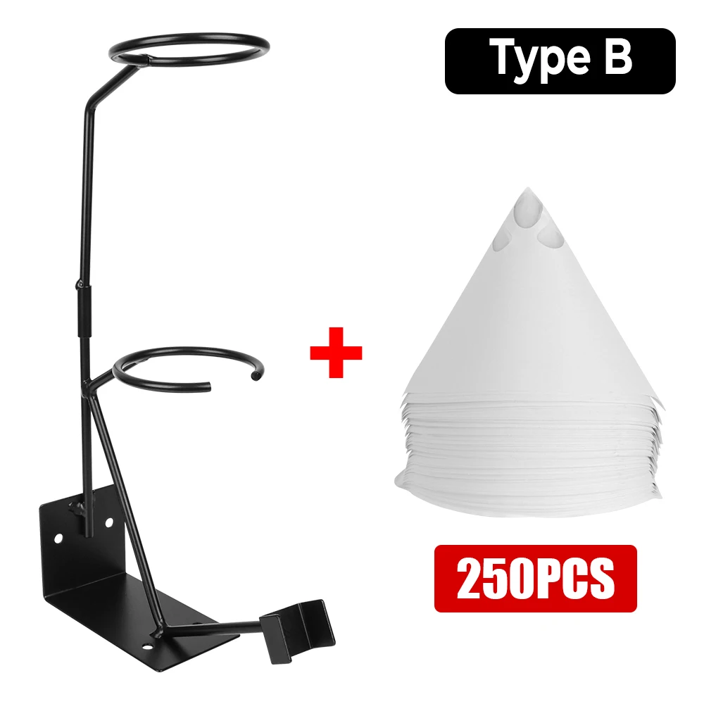 

Стойка для воронки для бумаги, автомобильная подставка для распылителя краски, кронштейн для хранения, бытовой стальной держатель для пистолета-распылителя, аксессуары для пистолета-распылителя