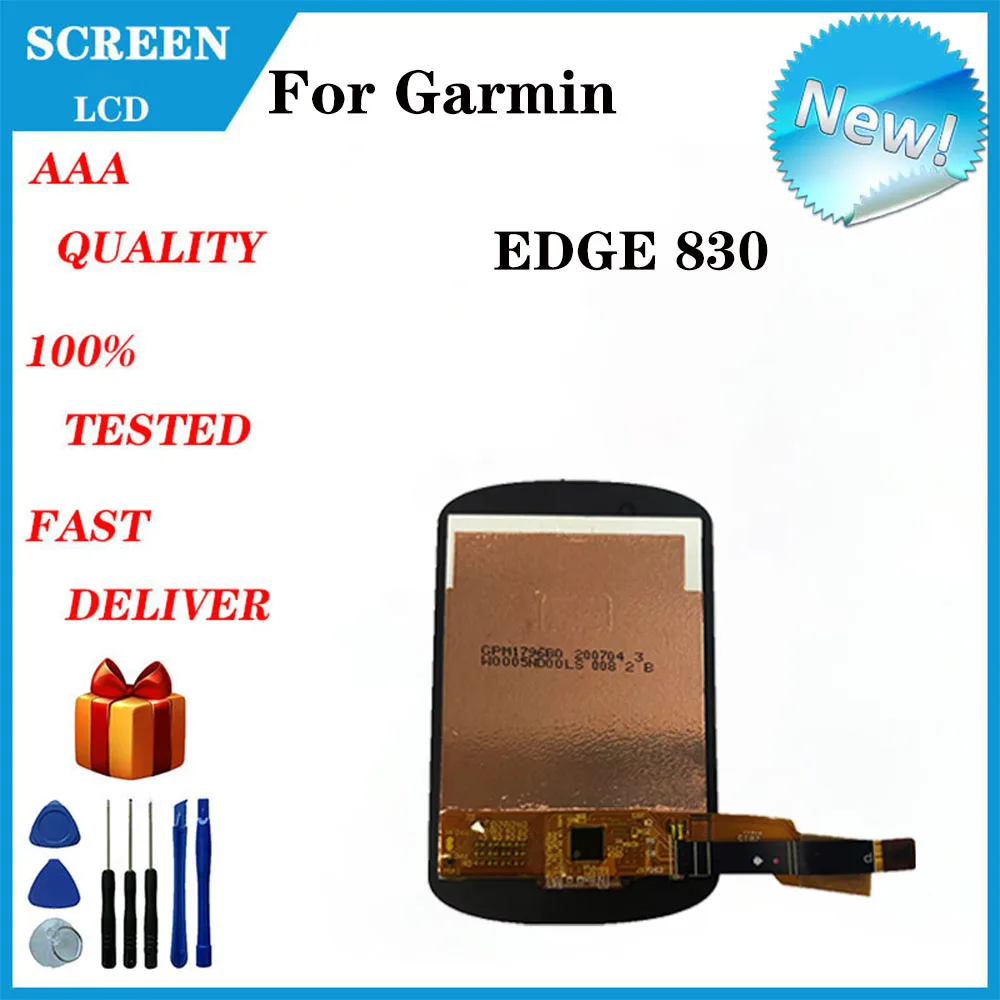 For Garmin EDGE 830 LCD display  with touch digitizer GPS meter multi-sports replacement screen