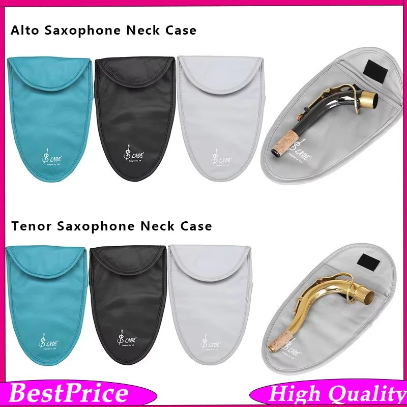 Estojo para Saxofone Alto/Tenor SLADE – Tecido Tecnológico, Forro de Lã Macia, Compatível com Pescoço e Boquilha de Saxofone, Bolsa Protetora de Armazenamento