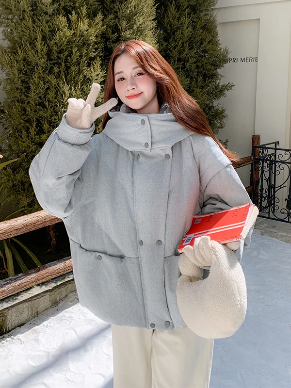 

Slimming Effect ey Korean Sle Women's down Jaet Winter 2025 New Small Size Versatile Warm Thi White Du down Coat