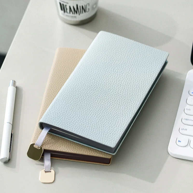 Lychee patterned A6 small notebook for portable office work and business meeting minutes