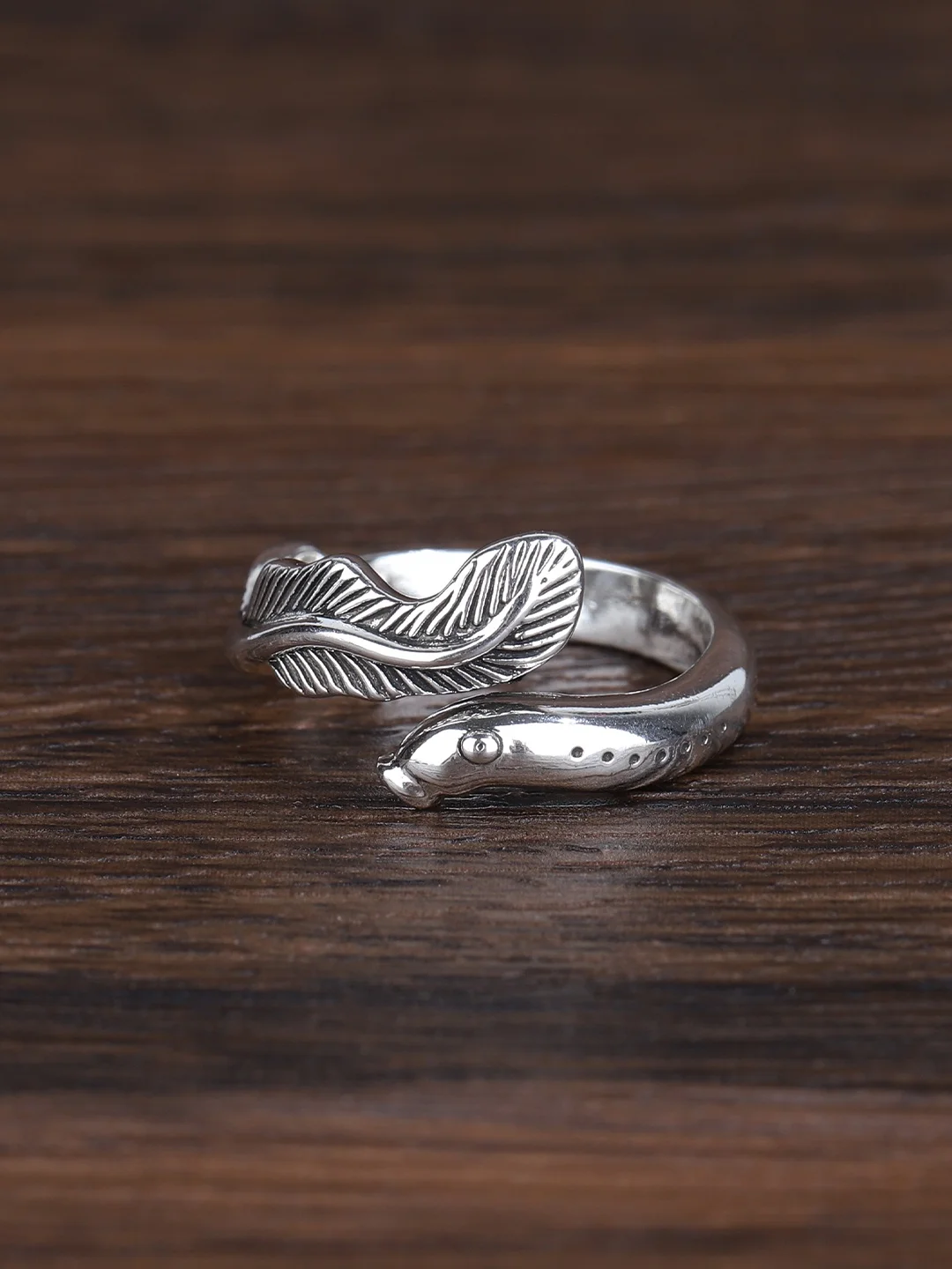 

Retro Vintage Adjustble Open Salmon Ring for Men And Women Unique Design Speciality Ring Finger Accessory Fashion Jewelry