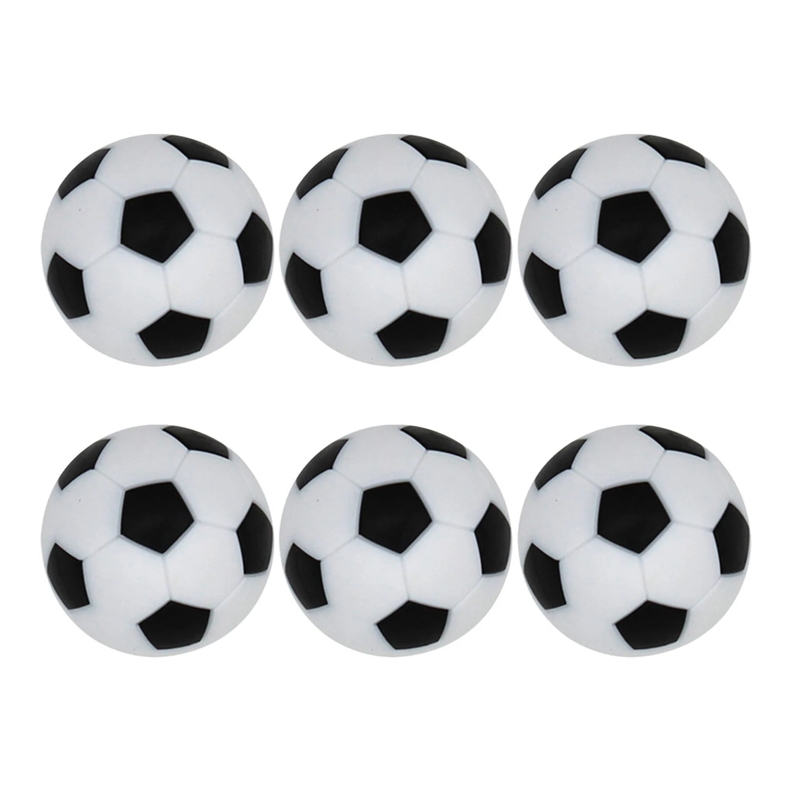 6 個フーズボールボールテーブルサッカー交換用サッカーボールコンパクト軽量店舗用ホーム優れた質感の摩耗