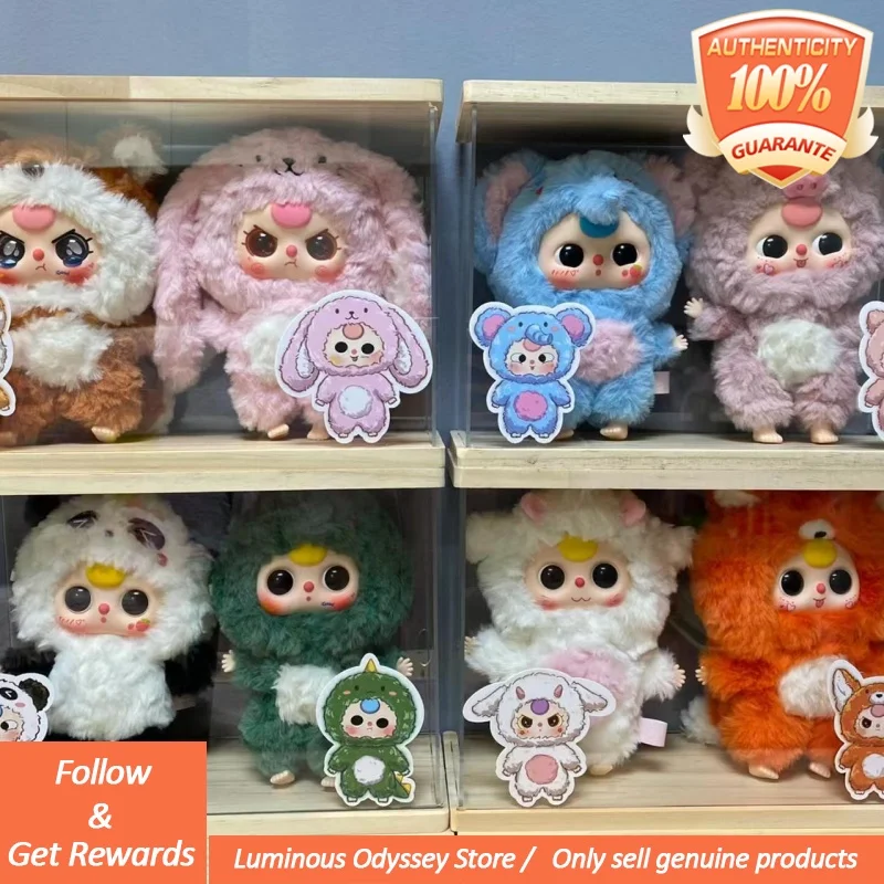 ของแท้เด็กสามปี Zodiac Series กล่องตาบอดเครื่องประดับจี้อินเทรนด์ Figurines Mystery กล่องของเล่นของขวัญตุ๊กตาน่ารักตุ๊กตา