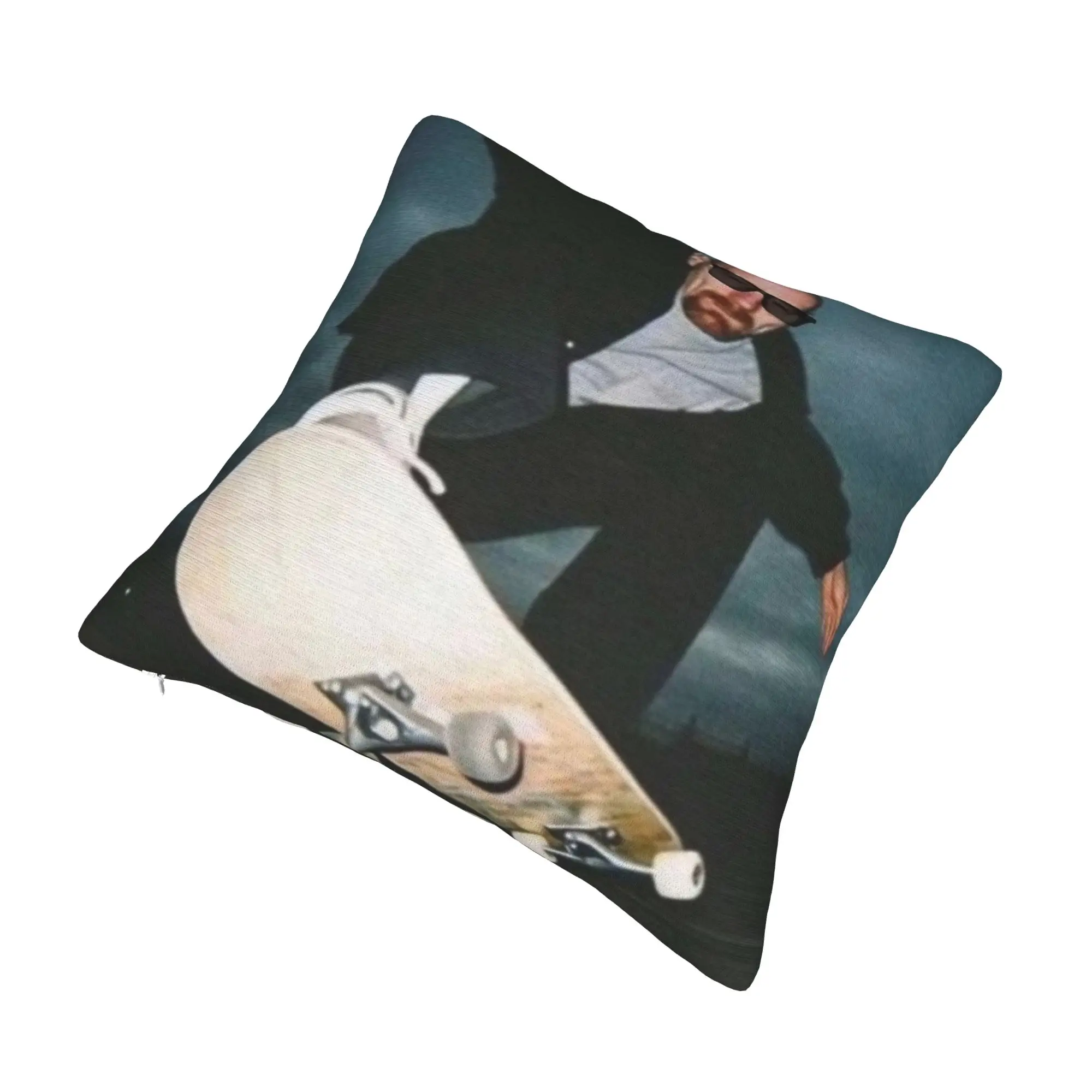 Heisenberg Skateboarding Breaking Bad Pillowcase Printed Polyester Cushion Cover Walter White 90s Skate Throw Pillow Case Cover
