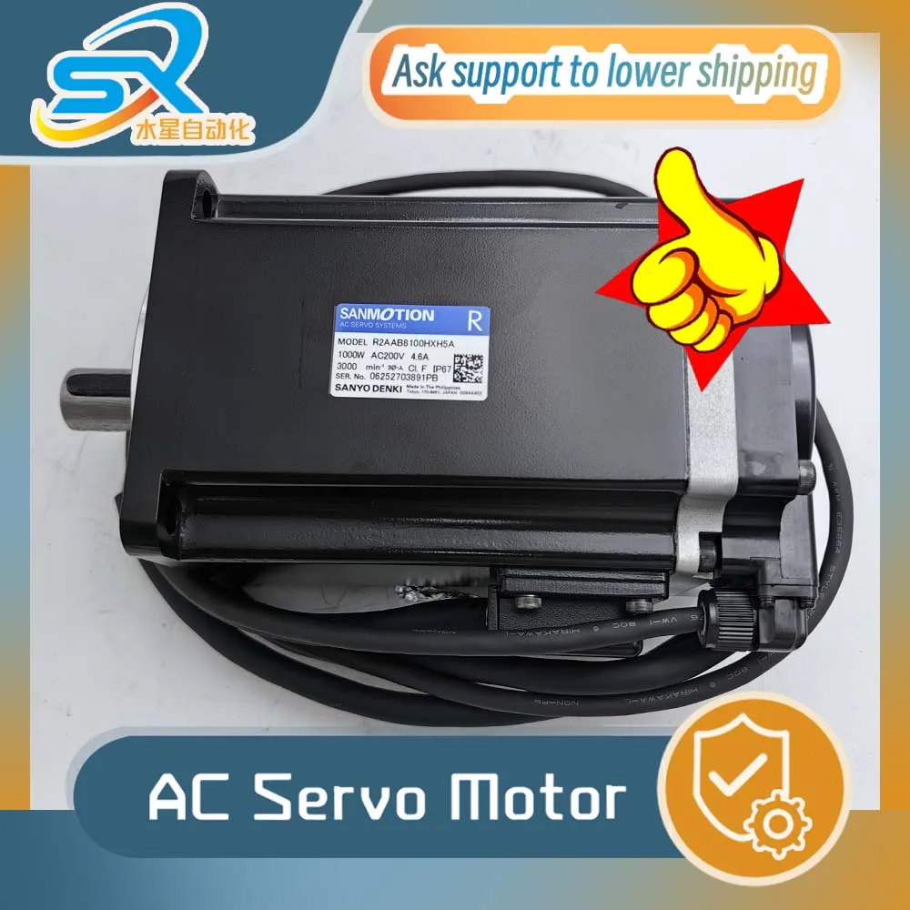 

100% ПРОВЕРЕННЫЙ Двигатель Sanyo для робототехники R2AAB8100HXH5A 1000 Вт