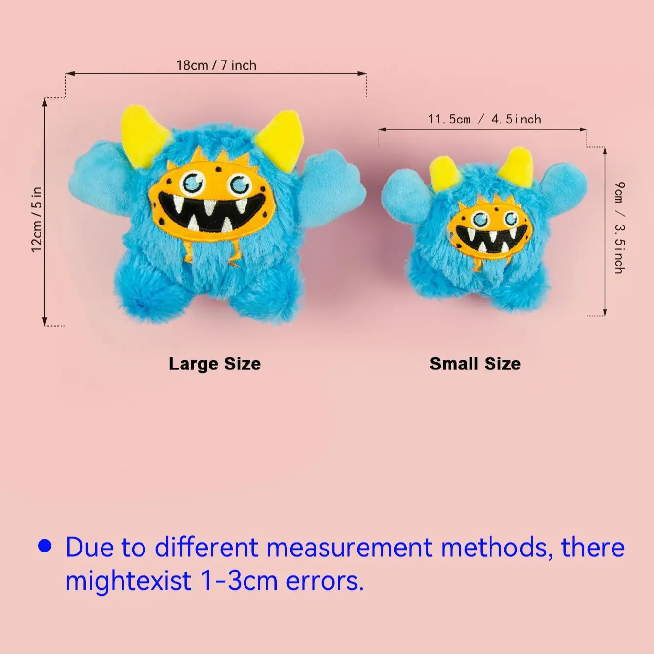 Fun Little Monster Plush Dog Toys Make a Sound To  Attract Dog Attention Companion Factory Direct  Sales