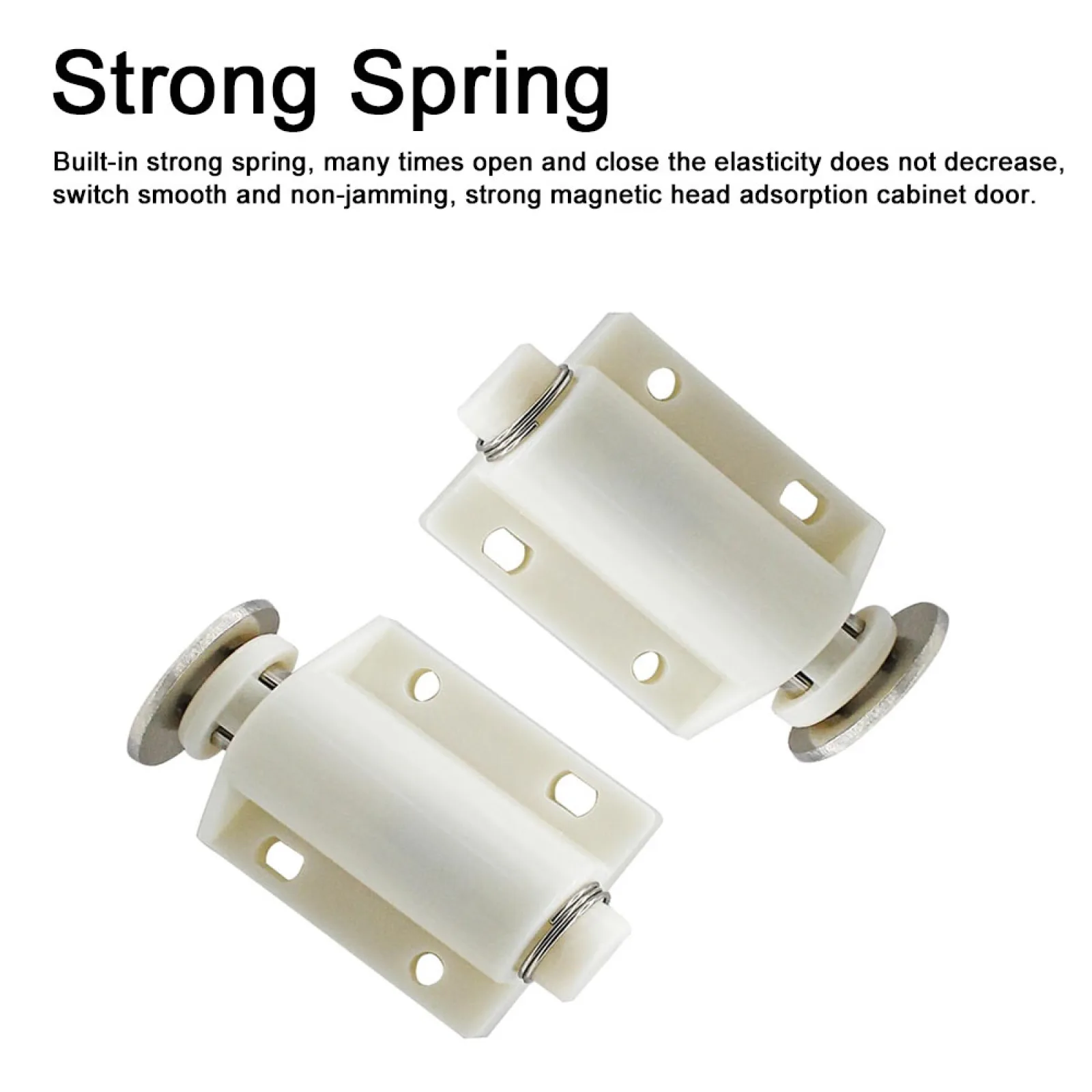 Empurrador magnético para porta de armário, trava magnética para porta de armário, trava para porta de armário, tipo push, alça grátis