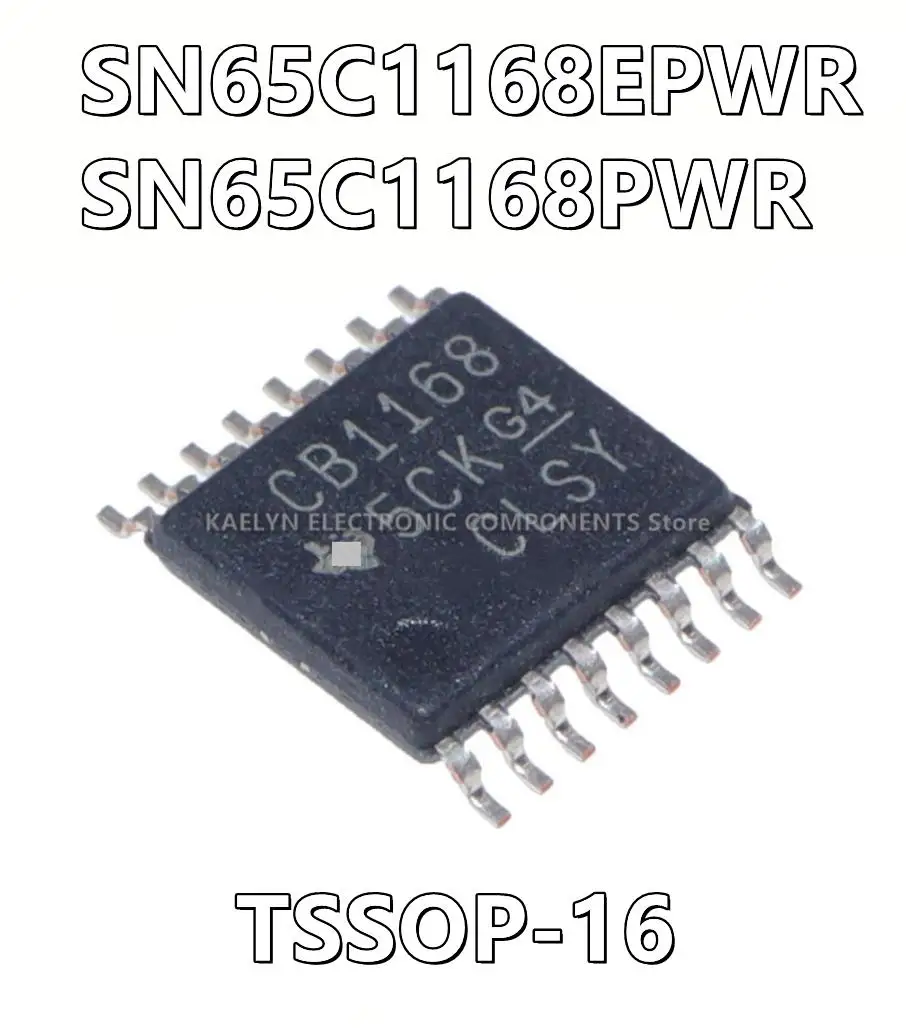 5Pcs/lot SN65C1168EPWR CB1168E SN65C1168PWR CB1168 2/2 Transceiver Full RS422, RS485 16-TSSOP