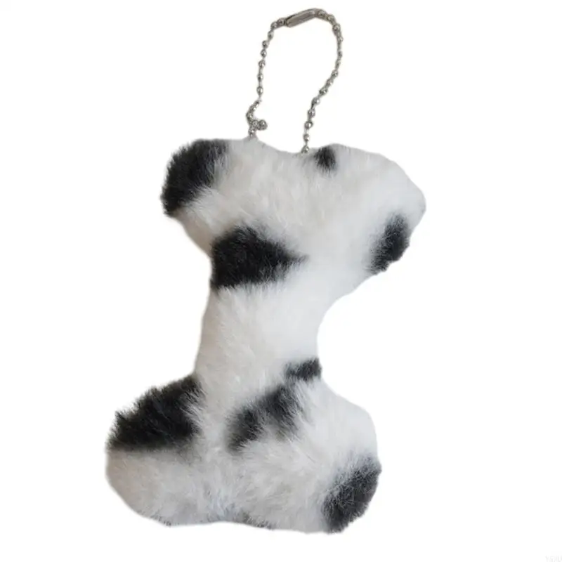 y5jd dalmatians العظام keychain سحر الكلب العظم الحبل المشترك