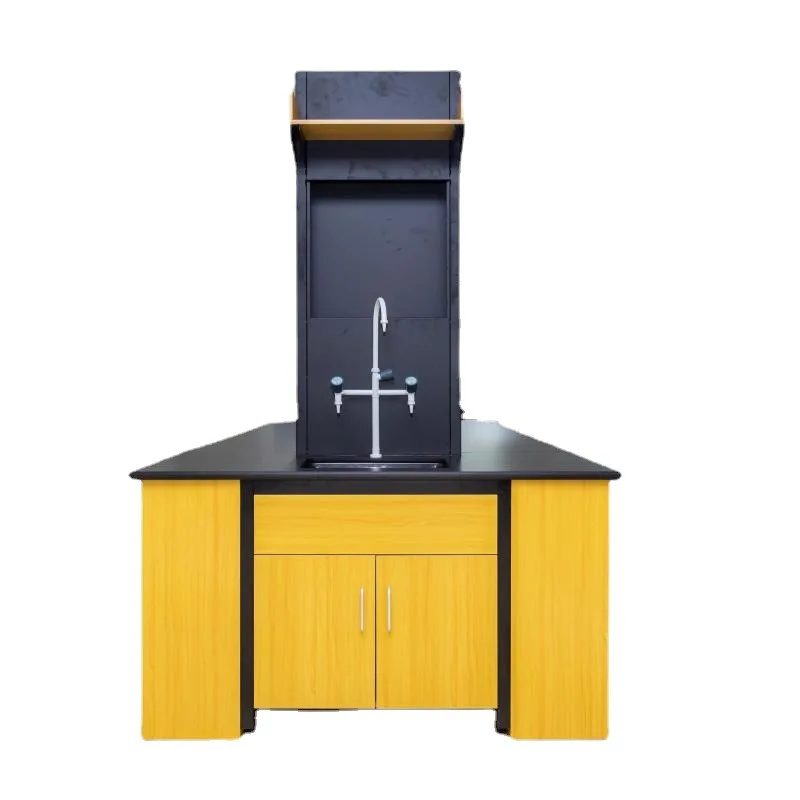 Laboratory Steel and Wood Bench Test Bench Test Bench Experimental Instrument Cabinet Laboratory Steel and Wood Factory Direct S