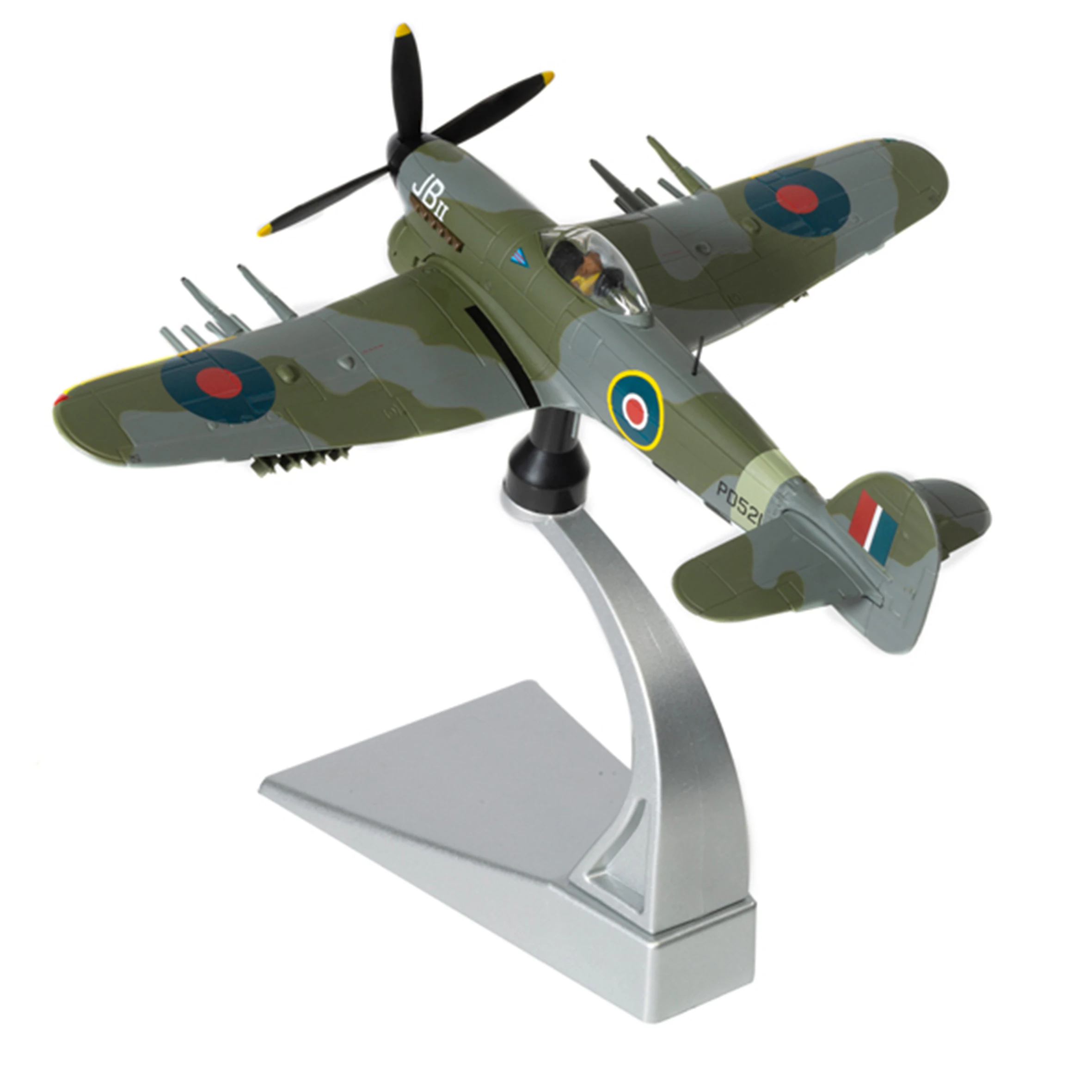 1/72 AA36514 British Hawker Typhoon IB PD521 'JBII' Mk I fighter model 1944 Alloy Collection Model