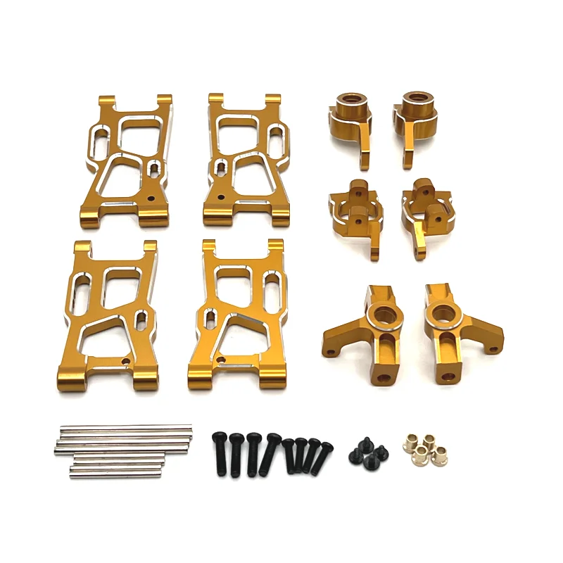 Metal Upgraded Replacement Parts Set RC Car Parts Fit For WLtoys 124008 RIaarIo 1/14 1/12 JJRC C8803 RC Car Accessories