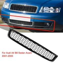 8E0807647 Car Front Bumper Fog Lights Grille Cover Lower Honeycomb Mesh Net ABS Black for Audi A4 B6 Sedan 2002 2003 2004 2005