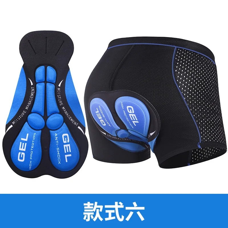 New Cycling Underwear Men's Thick Silicone Mountain Cycling Pants Quick Drying Road Bike Shorts Four Season Cycling Equipment