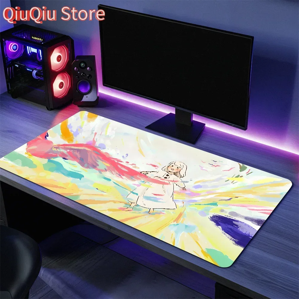 

Мышь Другой коврик Клавиатура Эргономичный офисный резиновый ПК от нескользящего защиты от брызг домашней стороны на заказ Лучшая цена Большой настольный коврик для девочек