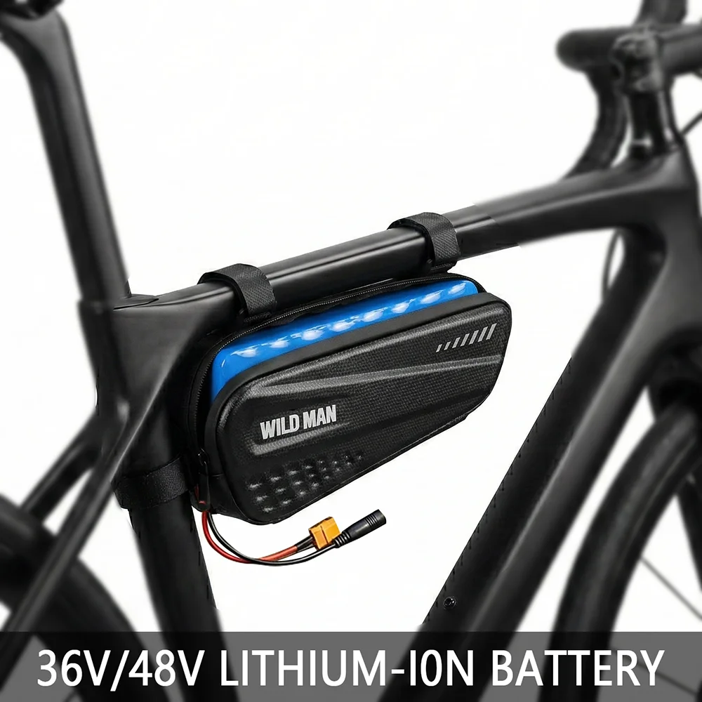 

48V 36V Electric Scooter/Bicycle Battery 14Ah 12Ah 10Ah High Capacity Lithium ion Pack Triangle Case For 250-500W Motor