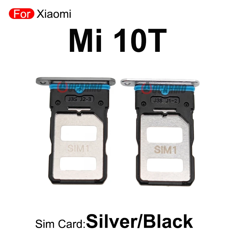 For Xiaomi 10 Pro 10T Mi 10Pro 10t SIM Card Sim Tray Holder Adapter Socket Replacement Parts