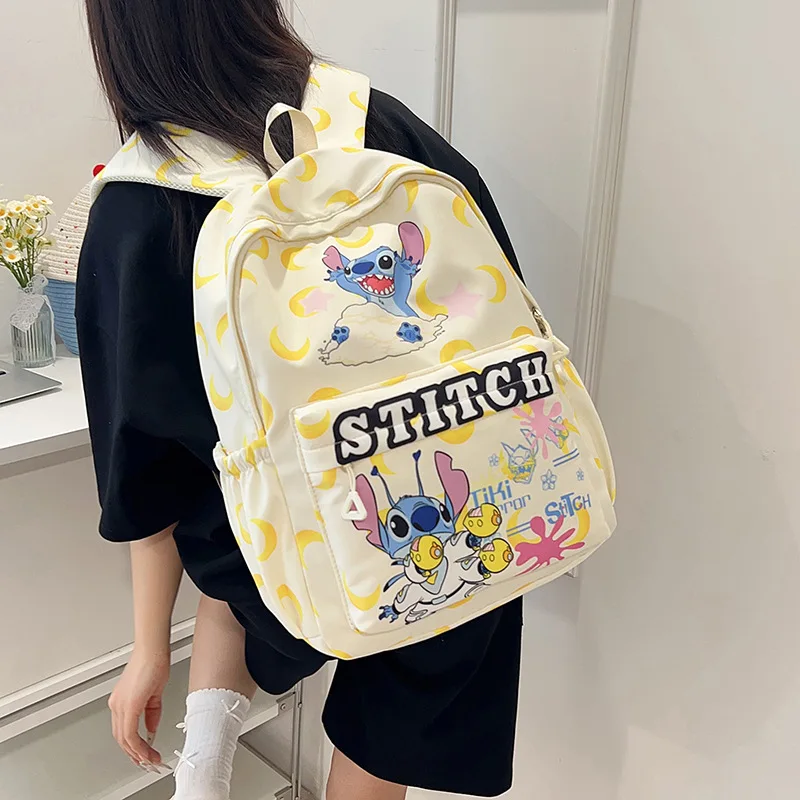 

Новый большой вместительный школьный рюкзак для детского сада, рюкзак с Микки Маусом для мальчиков и девочек, модная детская сумка на плечо с вышивкой