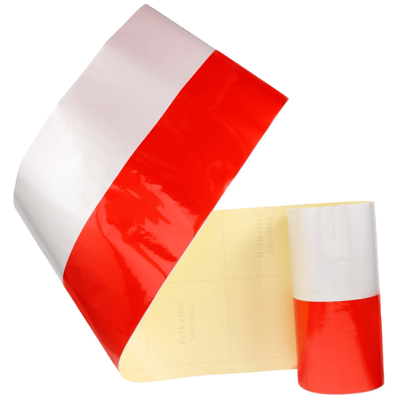 1 Roll Reflective Tape Outdoor Durable Night Safety Strip For Driveway Markers Posts Trailer Truck Accessories Reflective